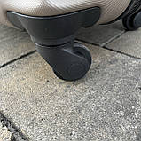 Дорожня валіза L ШАМПАНЬ ПОЛІКАРБОНАТ Wings AT01 Дорожній чемодан на 4 кола Дорожная сумка с ручкой, фото 7