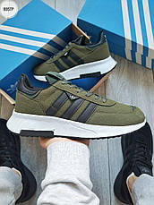 Чоловічі кросівки Adidas Retropy F2 Baskets Green Black White ALL10585, фото 3
