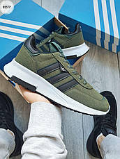 Чоловічі кросівки Adidas Retropy F2 Baskets Green Black White ALL10585, фото 4
