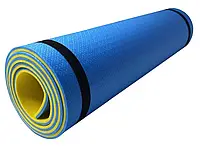 Коврик для йоги 1800*600*8 мм Желто-Синий