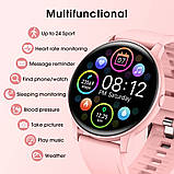 Розумний годинник для жінок, годинник із фітнес-трекером для телефонів Android/iOS, водонепроникний смарт-годинник, фото 5