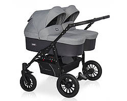 Коляска для двійні  (2в1) Riko Saxo (4 кольори)
