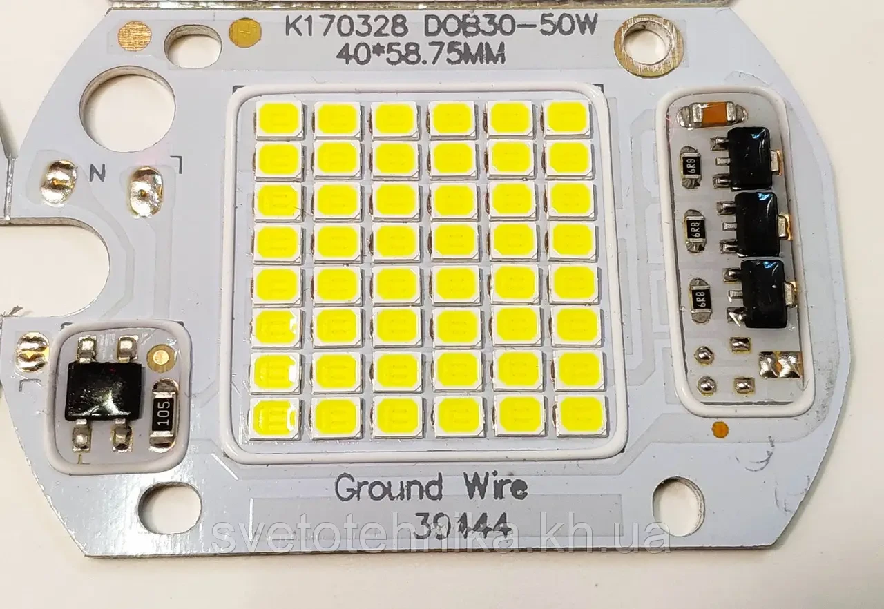 Світлодіодна матриця 30W 220V для LED-прожектора 6000K