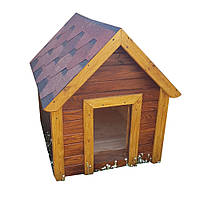 Деревянная будка для больших пород собак "Люкс" Овчарки, Хаски (75*115*80 см)