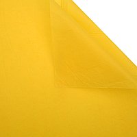 Бумага тишью (50х70 см) "Желтая гарячяя", 10 шт.