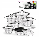 Набор кастрюль и сковороды KonigHOFFER Faro 12 элементов