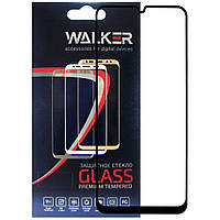 Защитное стекло Walker 3D Full Glue для Huawei Y6P / Honor 9A Black