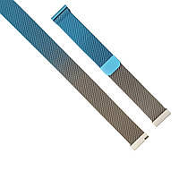 Магнітний ремінець Milanese Loop для Amazfit Bip 5 (A2215) | HMU | champagne gold&blue