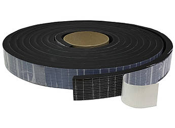 Стрічка EPDM (ЕПДМ) 130кг/м3, 8мм*30мм*5м.п. ущільнювальна самоклеюча