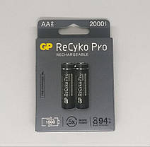 2 * Акумулятор АА/R6 1.2V Ni-MH "GP ReСyko+ Pro Professional 2000 mAh", фото 3