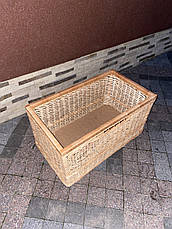 Ящик короб плетений із лози висота 35см 70*40, фото 2