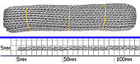 Шнур круглый крученый люрексовый 3мм (25м) (1шт)