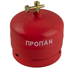 Газовий балон туристичний Кемпінг 5 літрів (без пальника)