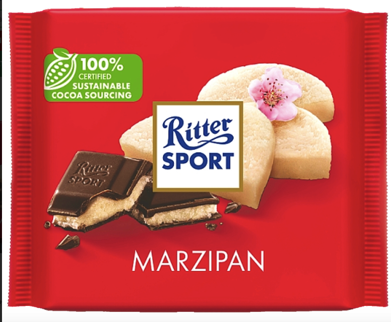 Шоколад Ritter Sport Marzipan, 100 г - фото 1 - id-p291477991