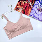 Жіночий гладкий топ #239-1 (А-В) Білий з дефектом, фото 6