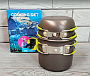 Набір посуду для пікніка та туризму на 1 персон Cooking Set DS-101 / Посуд для подорожей, фото 3