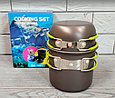 Набір посуду для пікніка та туризму на 1 персон Cooking Set DS-101 / Посуд для подорожей, фото 4