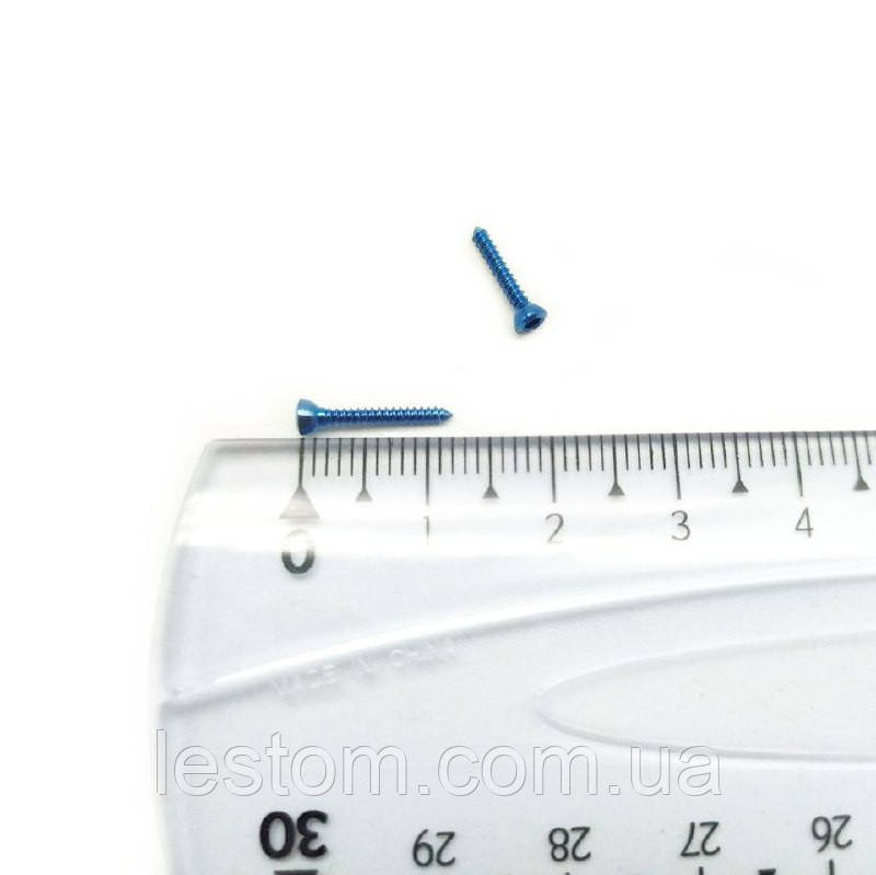 Мікрогвинт D=1,5 мм, L=12 мм
