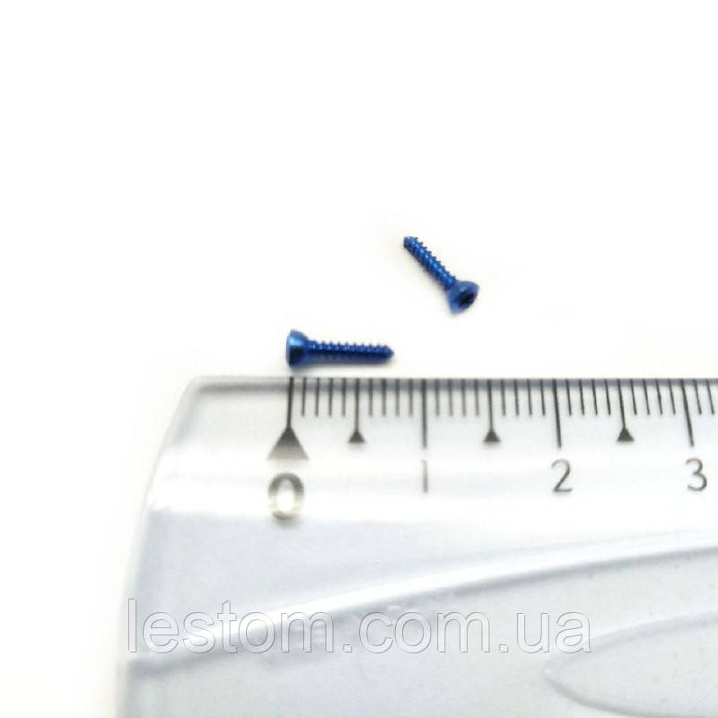 Мікрогвинт D=1,5 мм, L=8 мм, фото 1