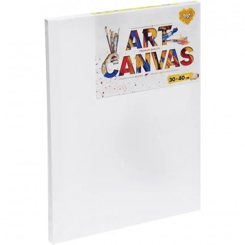 Полотно для малювання на підрамнику ( ХОЛСТ) Art Canvas 30*40 ТМ Danko toys