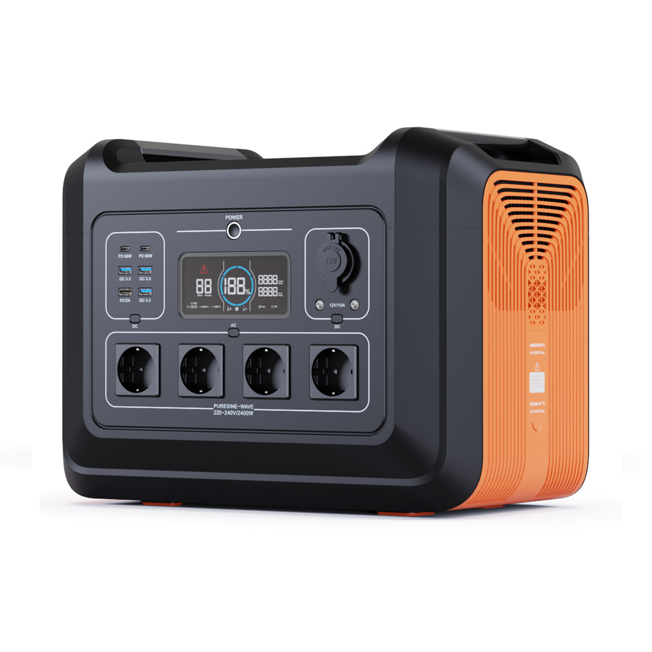 Зарядна станція Souop 2400W 2232Wh. Портативний сонячний генератор Souop UPP-2400