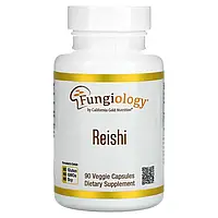 California Gold Nutrition, рейши, Reishi, 90 растительных капсул