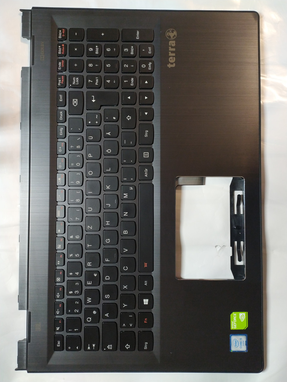 Terra Mobile 360-15 lenovo edge 2-1580 Корпус C (топкейс, середня частина+ клавіатура) 5CB0K28159 бу #