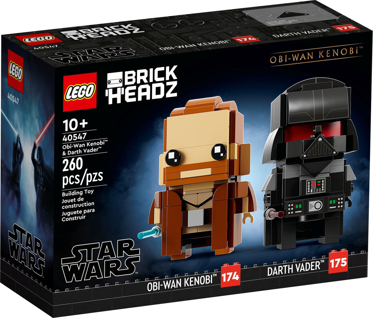 Lego BrickHeadz Оби-Ван Кеноби и Дарт Вейдер 40547