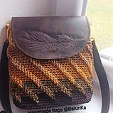 Клапан для сумки "Піро". Колір "Коричневий", фото 4