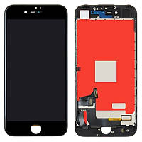 Дисплей Apple iPhone 7 с тачскрином и рамкой, оригинал, переклейка, Black