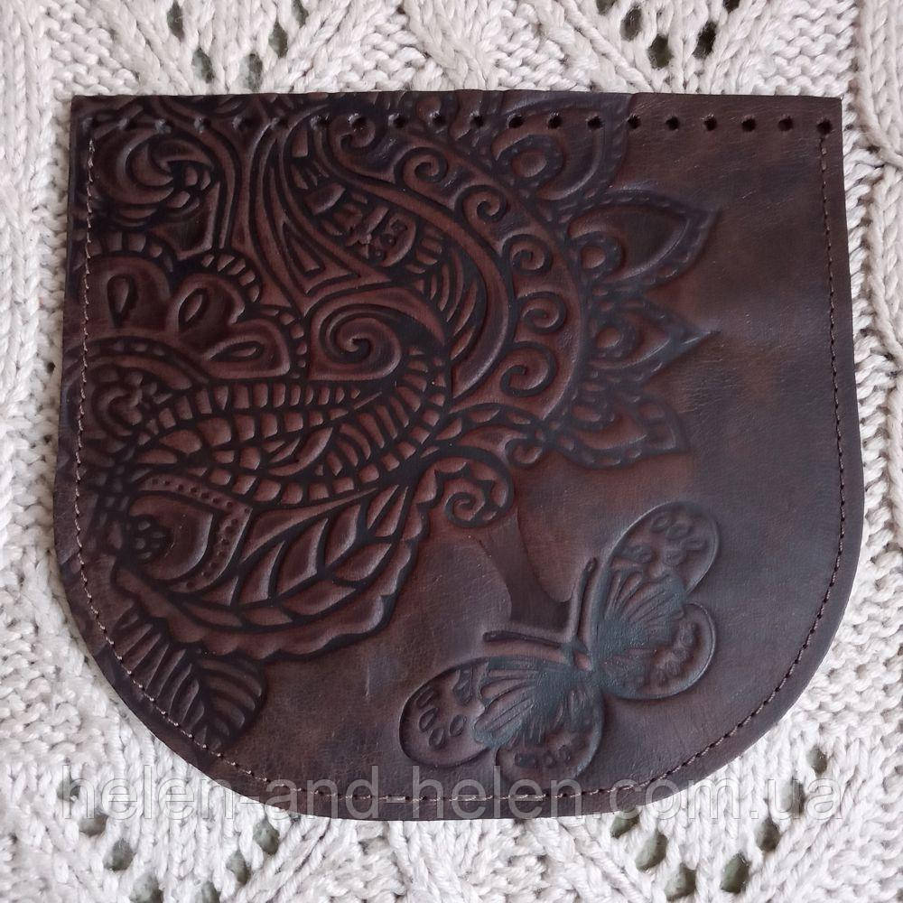 Клапан для сумки "Літо". Колір "Коричневий", фото 1