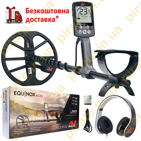 Металошукач Minelab EQUINOX 600 водонепроникний (металошукач Мінелаб Еквінокс металошукач), фото 2