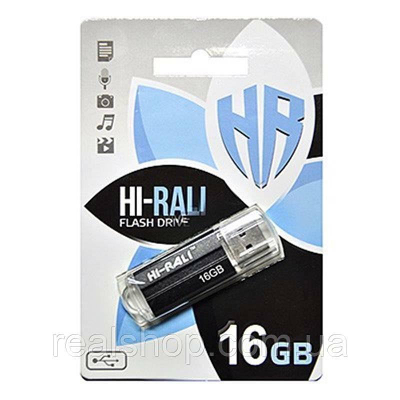 USB накопичувач Hi-Rali 16 GB Corsair Black HI-16GBCORNF