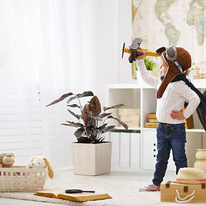 Горщик пластмасовий з вкладом JUKA ECO RATTAN натуральне дерево 30х30см., фото 4