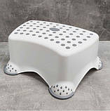 Дитячий набір із антиковзаючої пластикової накладки на унітаз і сходинки - підставки., фото 5