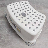 Дитячий набір із антиковзаючої пластикової накладки на унітаз і сходинки - підставки., фото 4