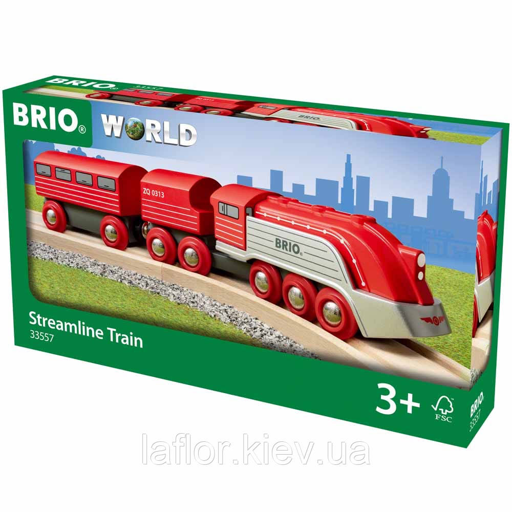 Потяг для залізниці Brio Streamline