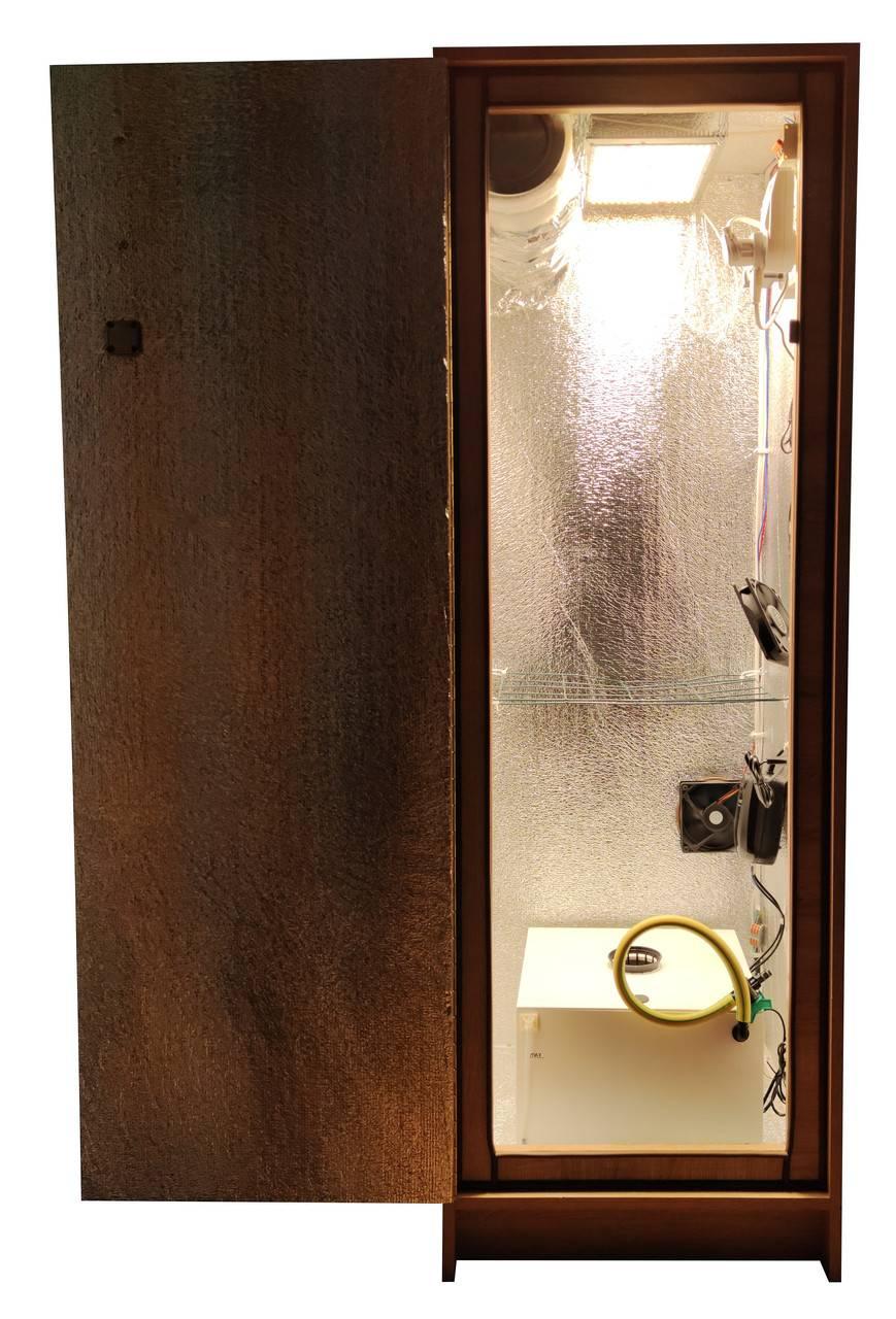 Гроубокс.Grow box стелс Quantum Board 120w з установкою DWC