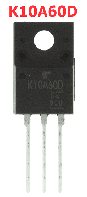 Транзистор K10A60D полевой (MOSFET, КМОП) HEXFET