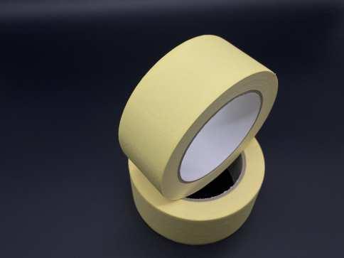 Малярський скотч 50 метрів ширина 45 мм діаметр 11 см самоклейна стрічка / Малярський скотч 50 метрів ширина 45 мм діаметр 11 см, фото 1