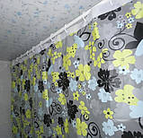 Карниз для ванної розпірний (120-220 см), бежевий колір, фото 4