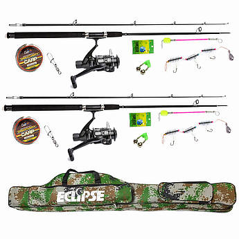 Набір Крокодил Crocodile 2.10 м + Кобра 4000 1bb + Чохол + волосінь Discovery Csrp 150м на закрутці