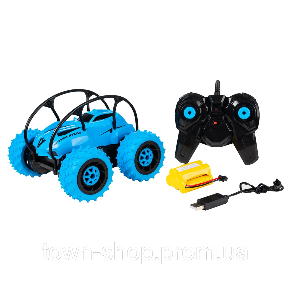 Машинка-перевертыш на Радиоуправлении "Молния" 5588-614 (Синий ...