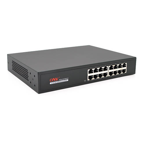 Купить Комутатор Gigabit Ethernet ONV-H3016 у металевому корпусі, 16 ...