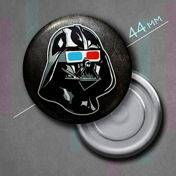"Дарт Вейдер (Зоряні війни)" магніт круглий Ø44 мм