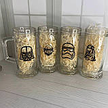 Великий пивний келих із написом "Зоряні воїни" 0,5 мл, фото 2
