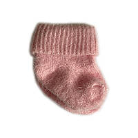 Носки ангора 0-3 м pink, розовый дым