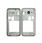 Рамка дисплея Samsung Galaxy J2 Duos J200H сіра сервісний оригінал з розбірки
