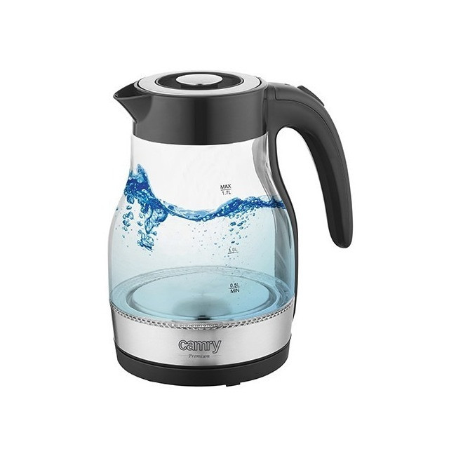 Чайник скляний електричний 1,7 л Camry CR 1300, фото 1