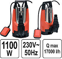 Дренажний Насос 1100 Вт YATO (YT-85343)